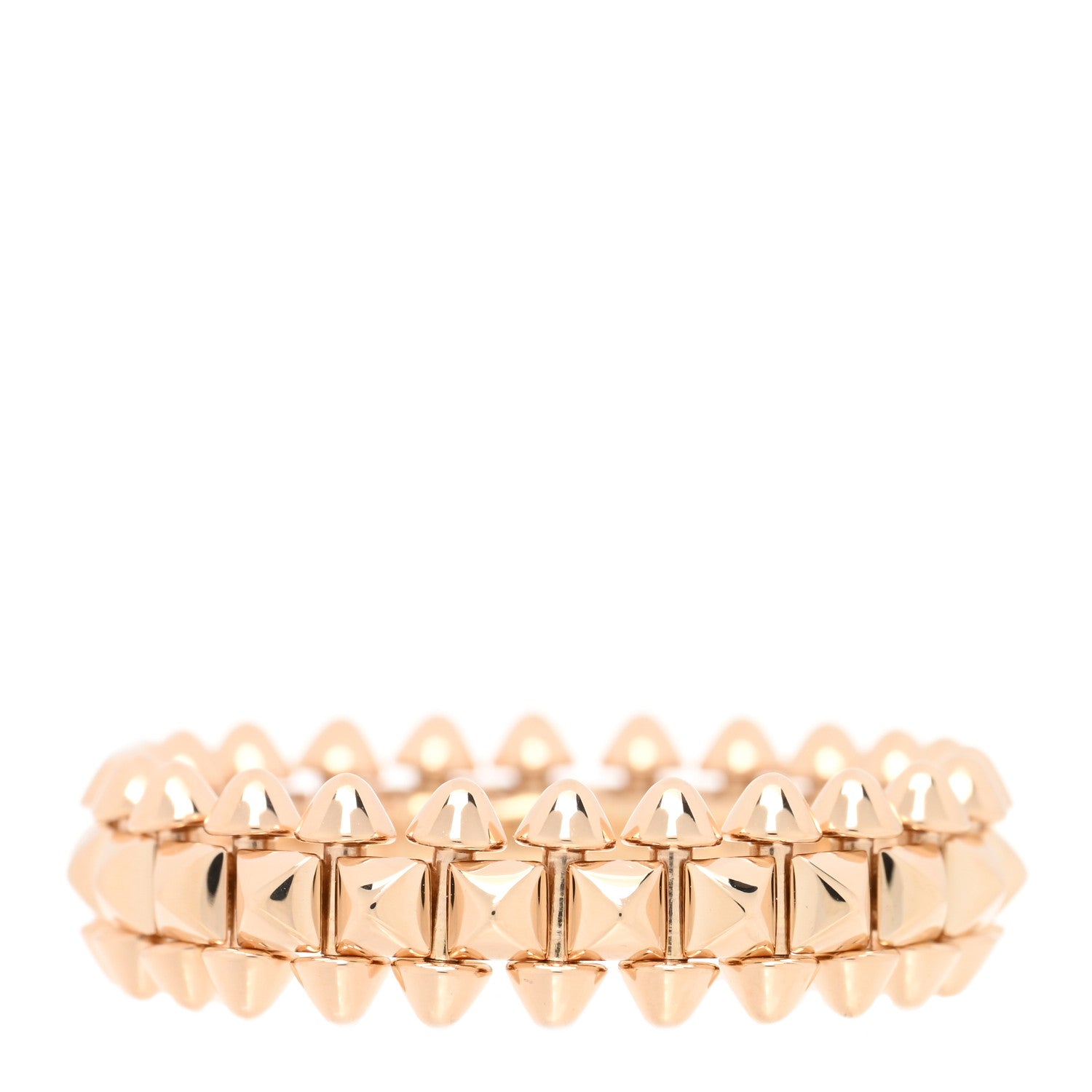 Cartier 18K Pink Gold SM Clash De Cartier Ring 58 8.5 1 of 5