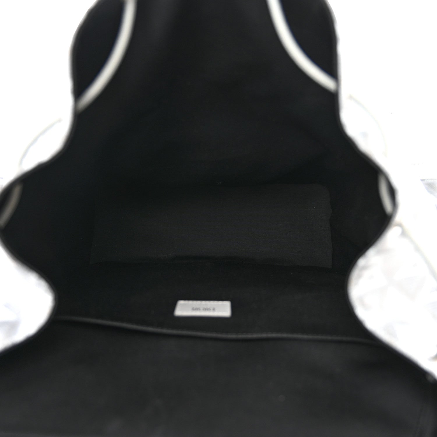 Christian Dior Coated Canvas CD Diamond Large Hit The Road Backpack Gray 5 of 9
