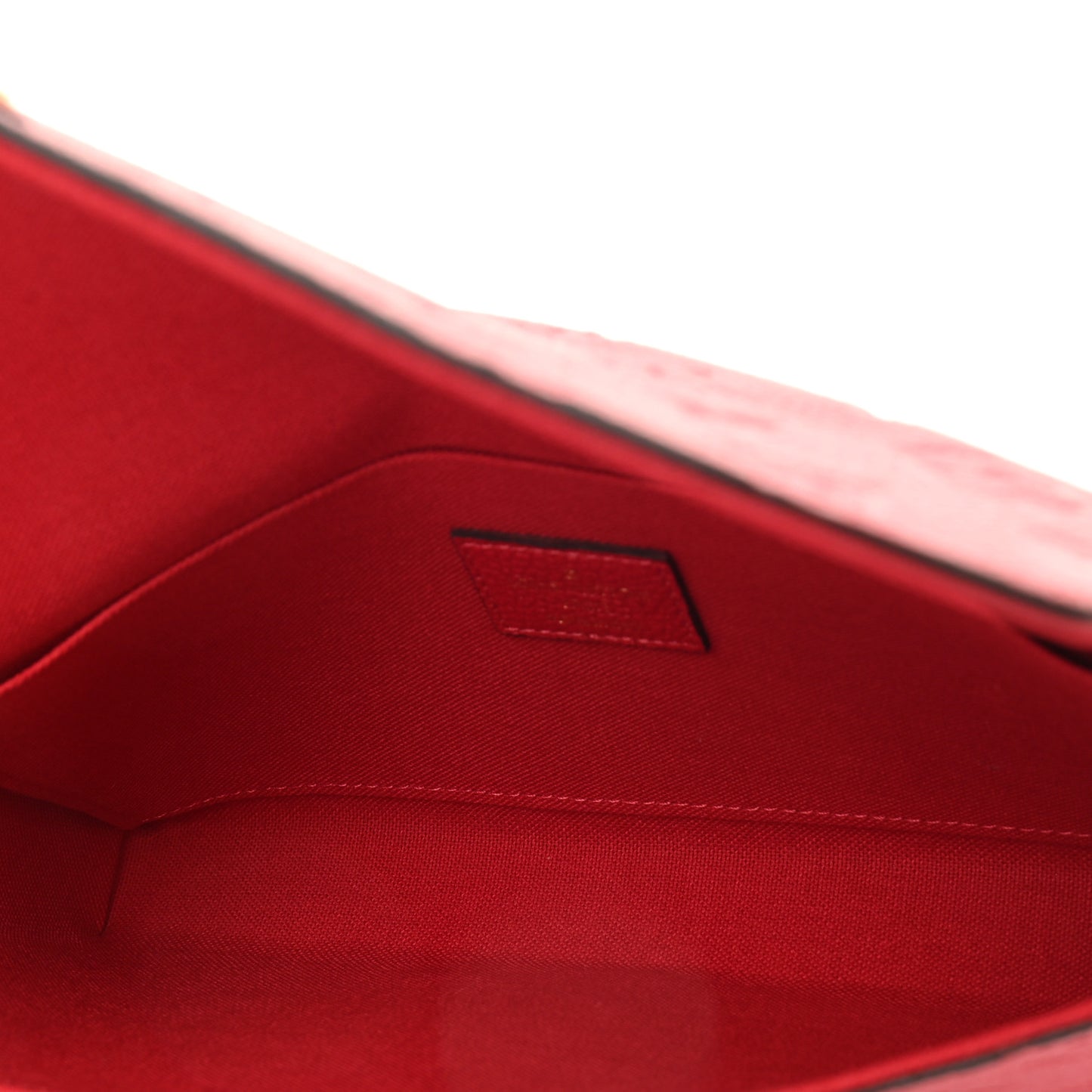 Empreinte Pochette Felicie Chain Wallet Scarlet