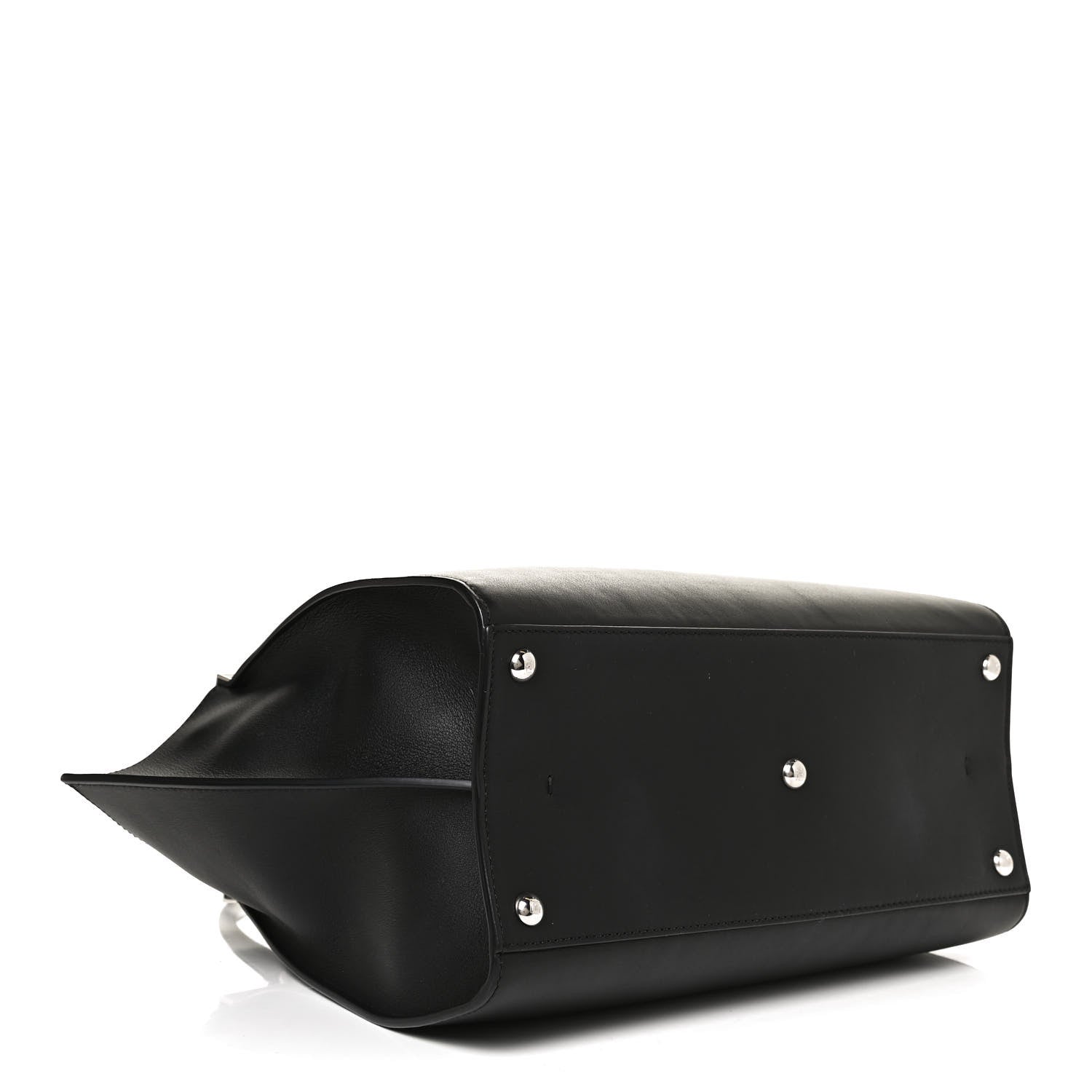 Fendi Vitello Dolce Petite 3jours Tote Black 4 of 12