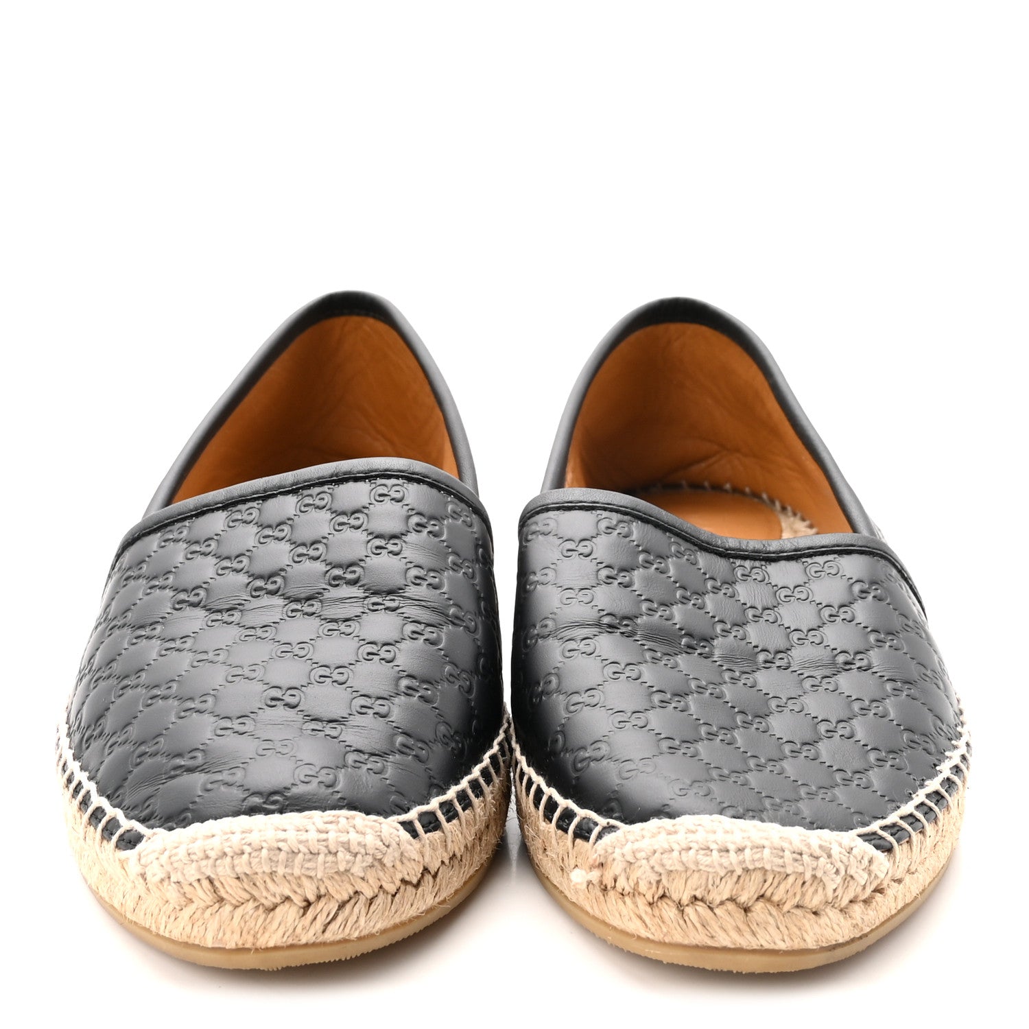 Gucci Microguccissima Signature Espadrilles 38.5 Black 3 of 9