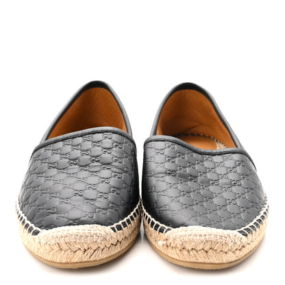 Gucci Microguccissima Signature Espadrilles 38.5 Black 3 of 9