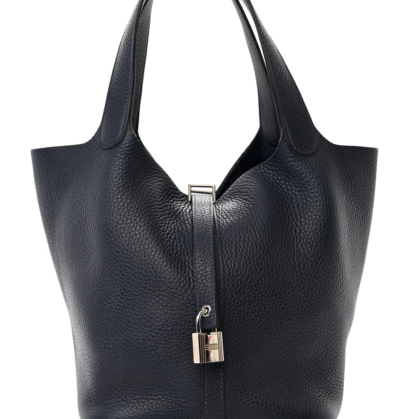 Taurillon Clemence Picotin Lock 22 MM Bleu Nuit