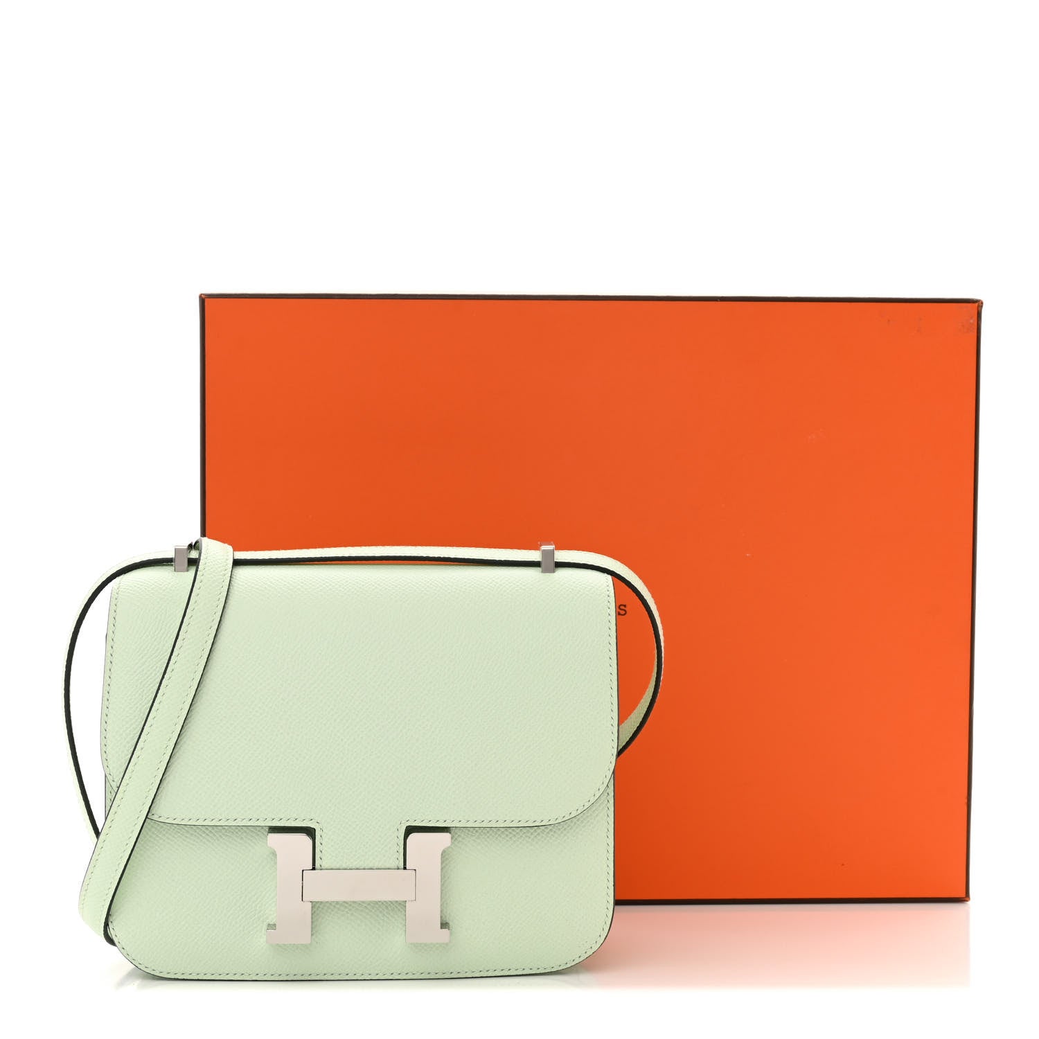 Hermes Epsom Constance 18 Vert Fizz 12 of 12