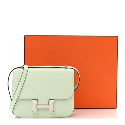Hermes Epsom Constance 18 Vert Fizz 12 of 12