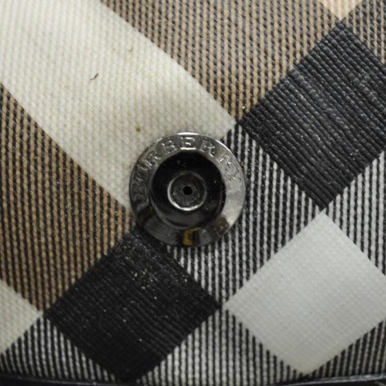 Burberry Patent Nova Check Drawstring Hobo 10 of 10
