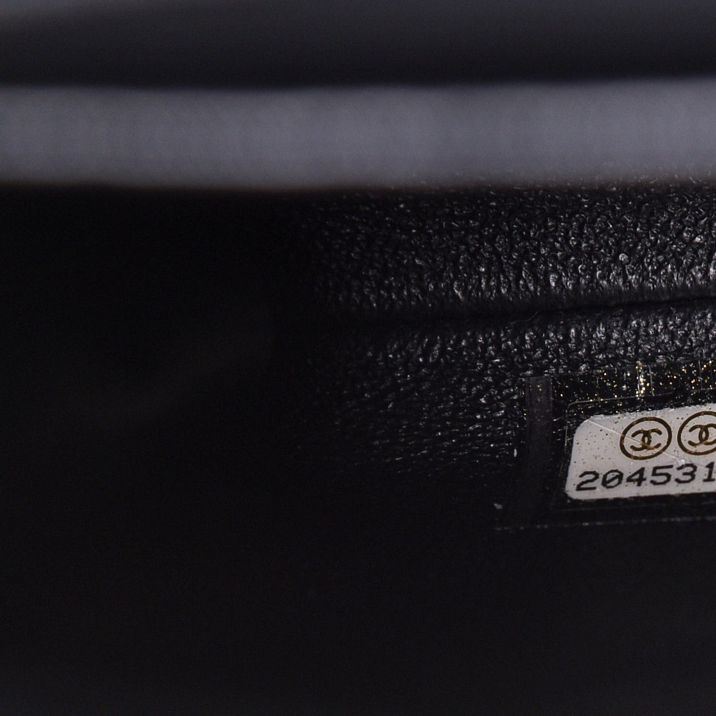 Caviar Quilted Clutch With Chain Flap Black