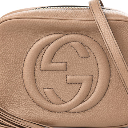 Gucci Pebbled Calfskin Small Soho Disco Bag Rose Beige 10 of 10