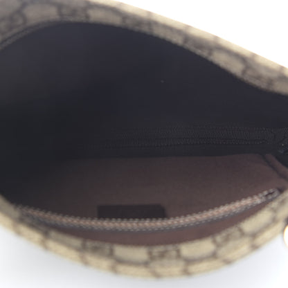 Gucci GG Supreme Monogram Small Flat Messenger Bag Dark Brown 5 of 9