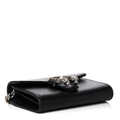 Gucci Calfskin Dionysus Coin Purse Black 4 of 8