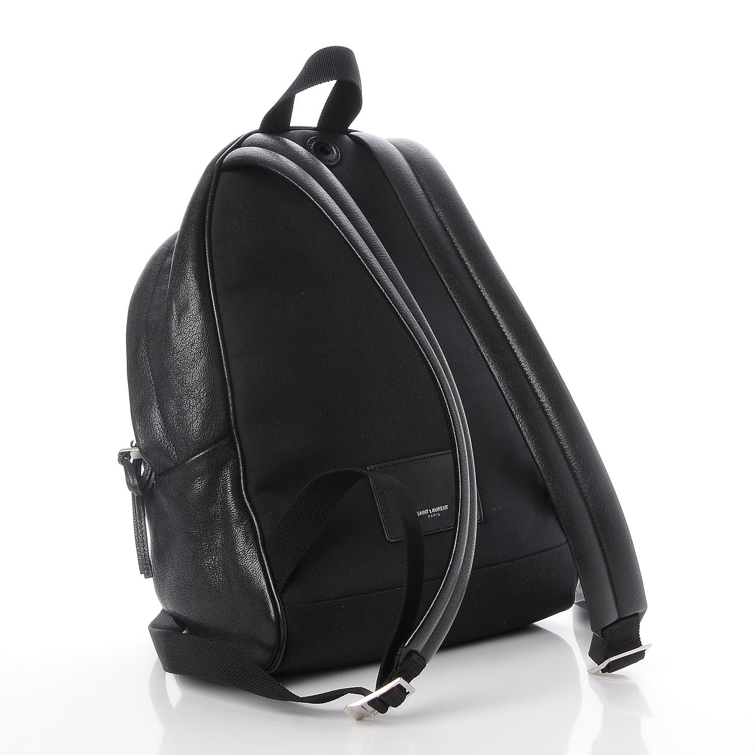 Saint Laurent Sheepskin Mini Love Appliqué City Backpack Black 3 of 8