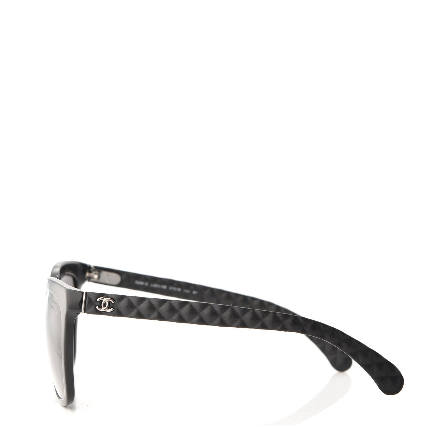 Quilted CC Sunglasses 5288-Q Black