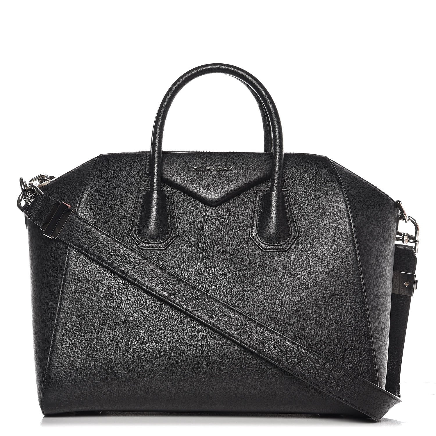 Givenchy Sugar Goatskin Medium Antigona Black 1 of 9