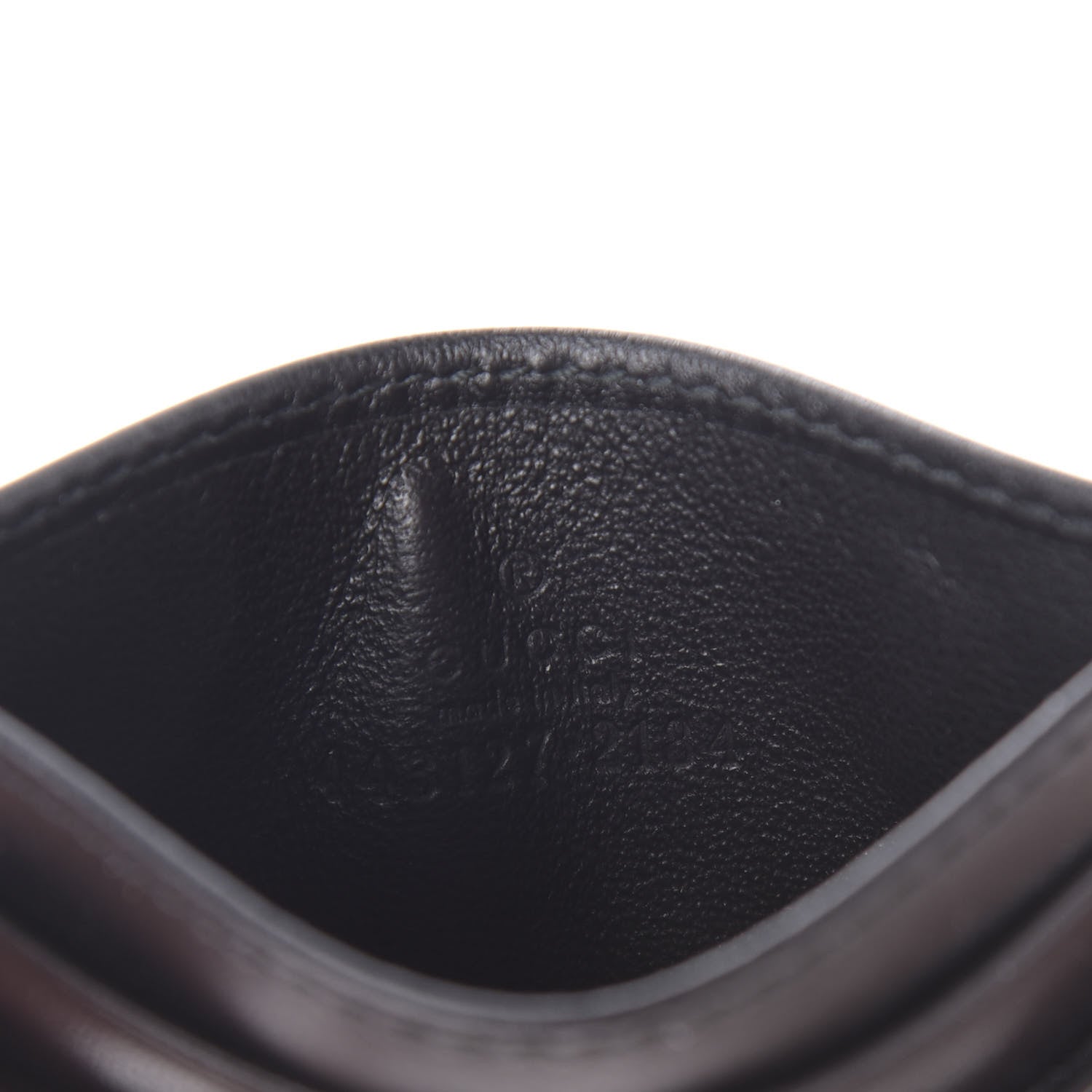 Gucci Calfskin Matelasse GG Marmont Card Holder Black 6 of 8
