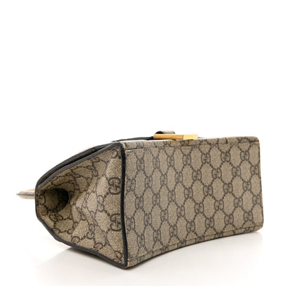Balenciaga X GUCCI GG Supreme Monogram Small Hourglass Top Handle Bag Beige Ebony 4 of 11