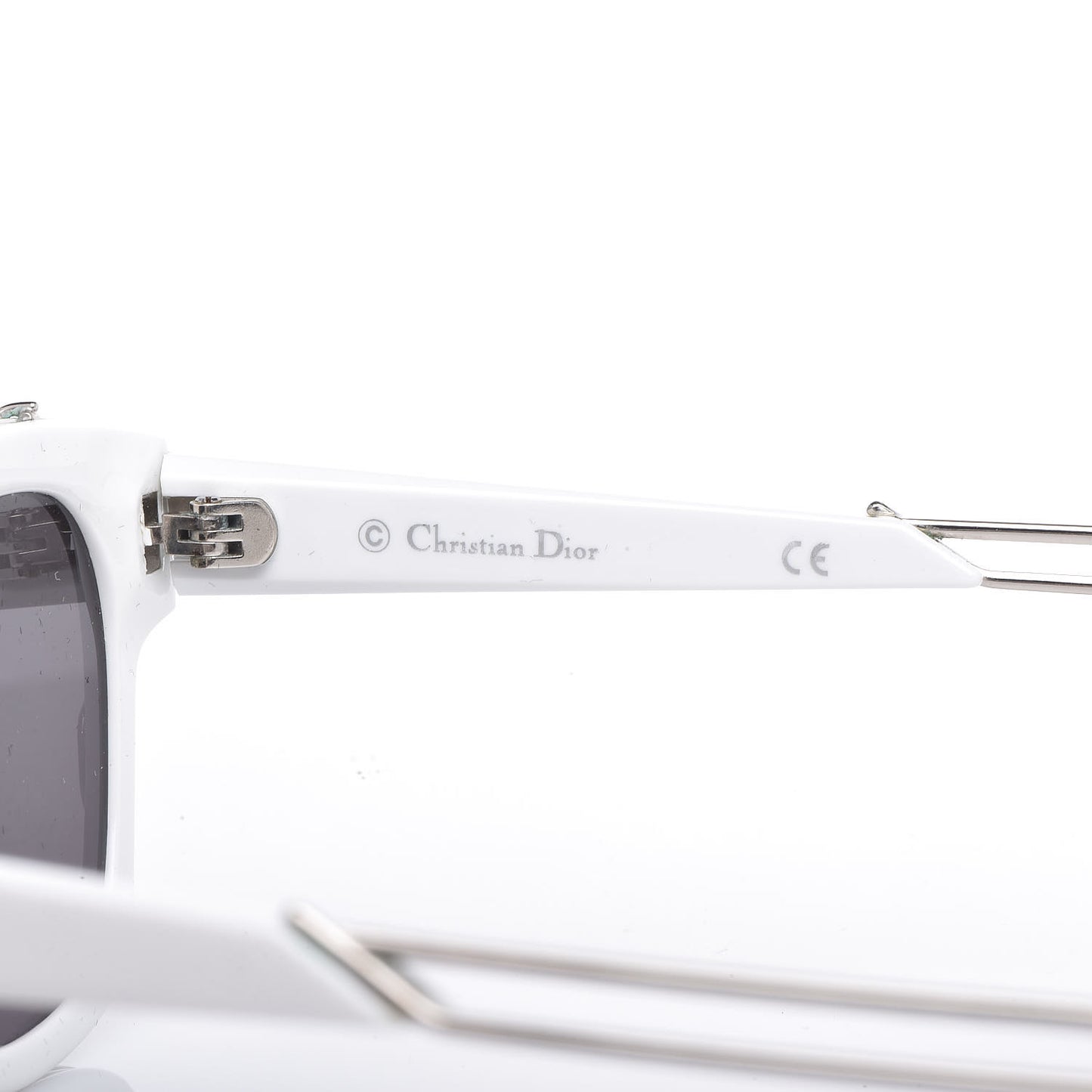 Acetate J'adior Sunglasses White