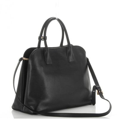 Prada Saffiano Cuir Open Promenade Tote Black 4 of 7
