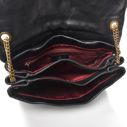 Lanvin Lambskin Quilted Medium Sugar Flap Shoulder Bag Black 5 of 9
