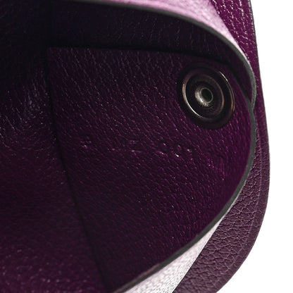 Hermes Chevre Mysore Calvi Card Case Anemone 7 of 7