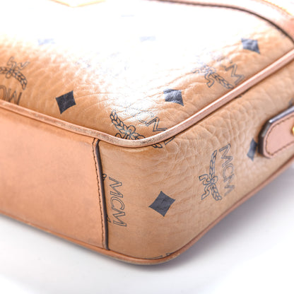 MCM Visetos Medium Heritage Line Camera Crossbody Bag Cognac 10 of 13