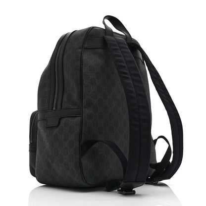 Gucci GG Supreme Monogram Medium Day Backpack Grey Black 3 of 10