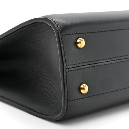 Dolce & Gabbana Calfskin Small Sicily Shopper Bag Black 9 of 14
