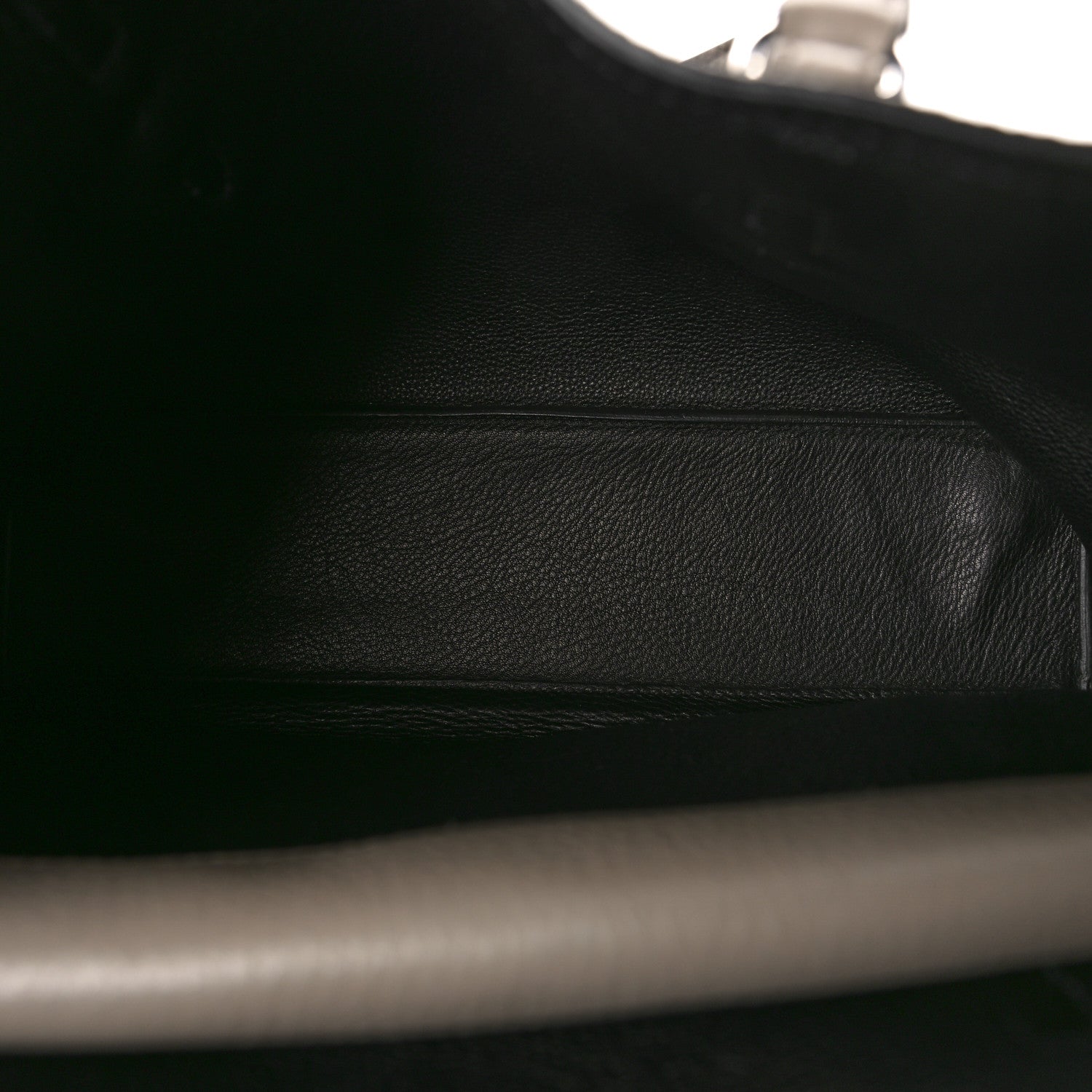 Prada Vitello Daino Medium Double Handle Tote Argilla Black 5 of 17