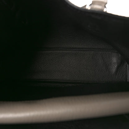 Prada Vitello Daino Medium Double Handle Tote Argilla Black 5 of 17