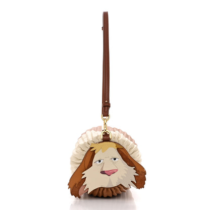 Loewe X HOWLS MOVING CASTLE Lambskin Pleated Heen Bracelet Pouch Shoulder Bag 10 of 14