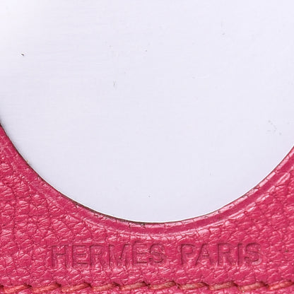 Hermes Chevre Mysore Photo Frame Wallet Rose Shocking 6 of 7