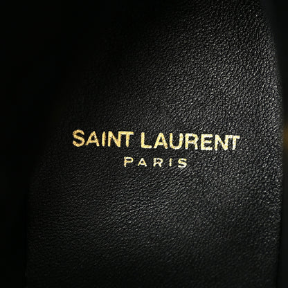 Saint Laurent Vitello Marilyn Betty 70 Ankle Zip Boots 40 Black 10 of 10