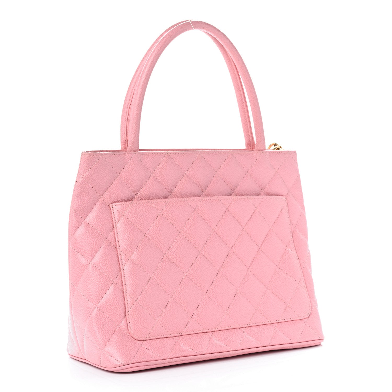 Chanel Caviar Quilted Medallion Tote Light Pink 3 of 11