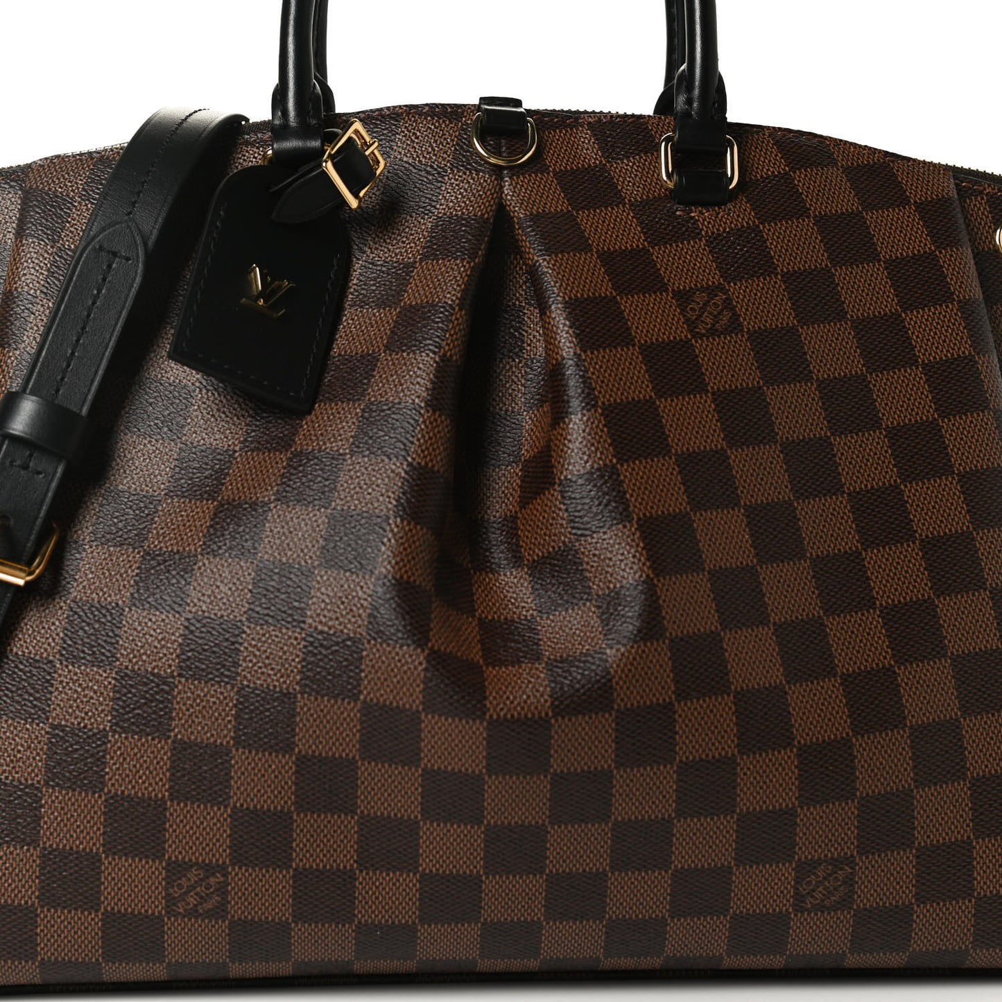 Damier Ebene Odeon Tote MM Black