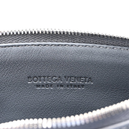 Bottega Veneta Debossed Calfskin Mens Bill Pouch Graphite 6 of 7
