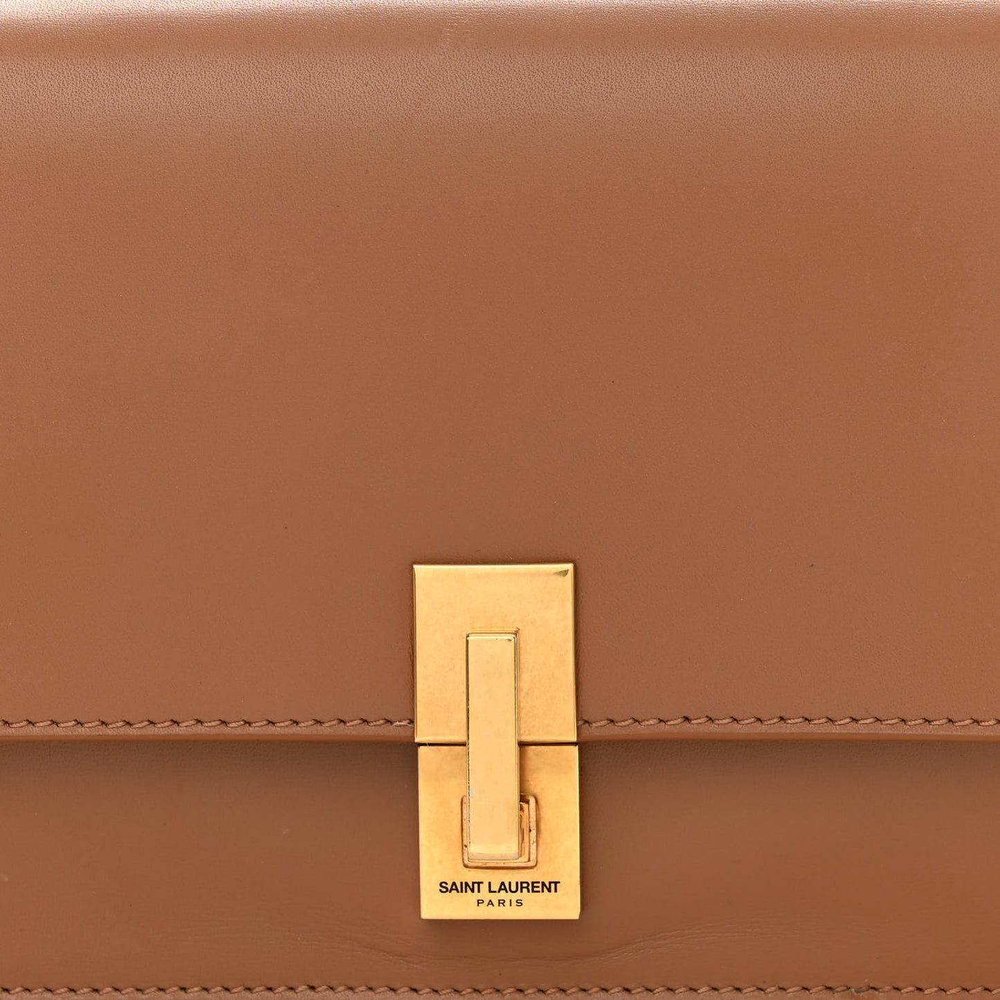 Smooth Calfskin Carre Satchel Cinnamon