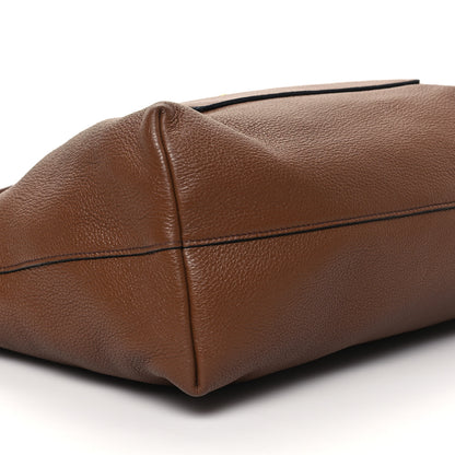 Prada Vitello Daino Pocket Shopping Tote Nocciolo 9 of 11