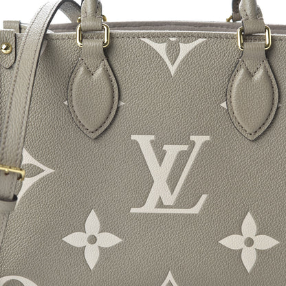 Louis Vuitton Empreinte Monogram Giant Onthego PM Tourterelle Creme 10 of 10