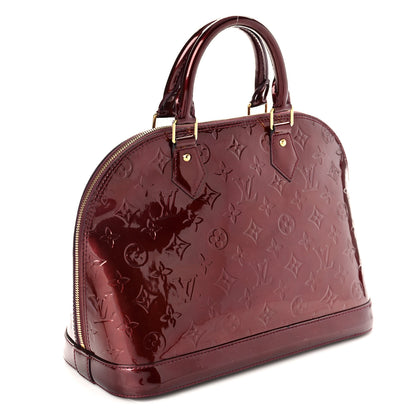 Louis Vuitton Vernis Alma PM Rouge Fauviste 3 of 9
