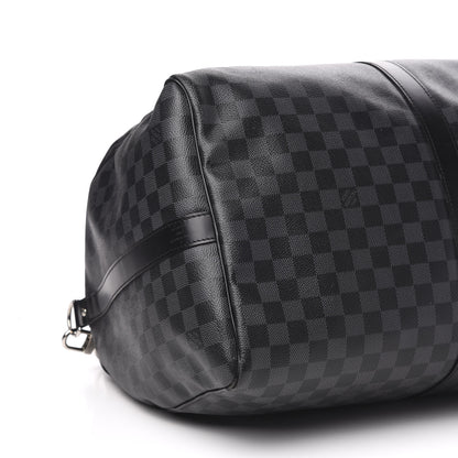 Louis Vuitton Damier Graphite Keepall Bandouliere 55 7 of 9