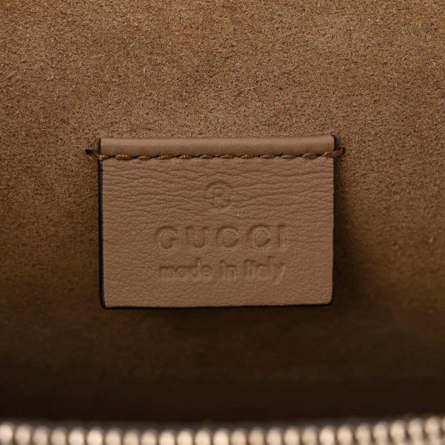 GG Supreme Monogram Small Dionysus Shoulder Bag Taupe