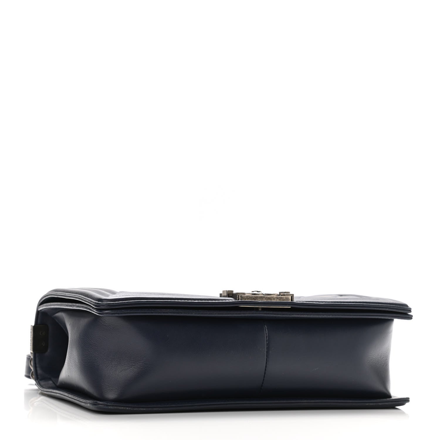 Chanel Calfskin Quilted New Medium Boy Flap Navy 4 of 10