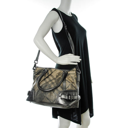 Burberry Shimmer Check Medium Lowry Pewter 2 of 8