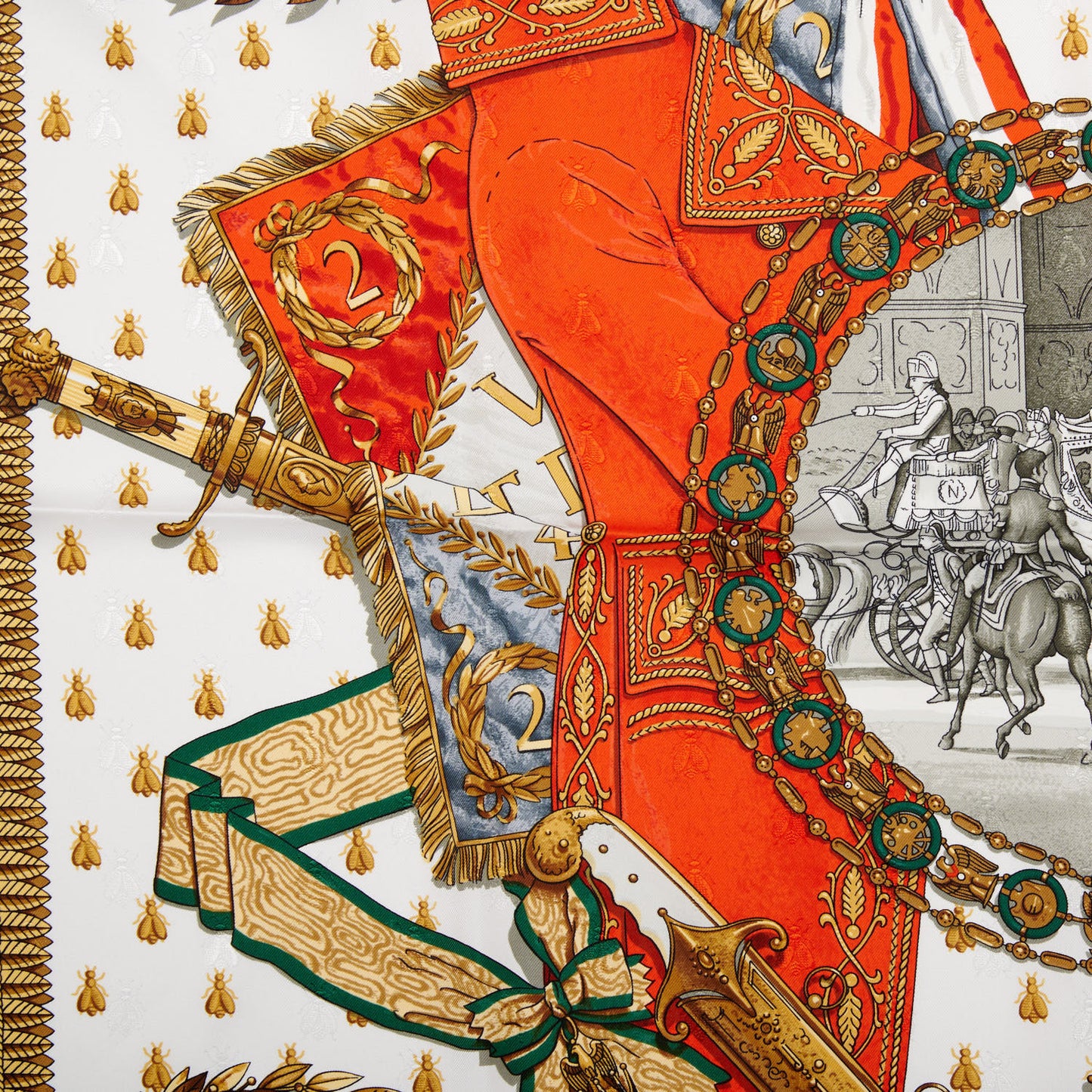 Silk Napoleon Scarf 90