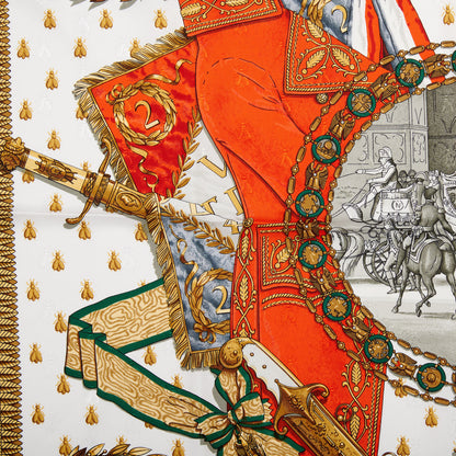 Hermes Silk Napoleon Scarf 90 2 of 3