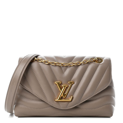 Louis Vuitton Calfskin LV New Wave Chain Bag Taupe 1 of 4