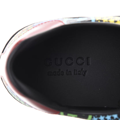 Gucci GG Supreme Monogram Psychedelic Mens Ace Sneakers 9 Black Multicolor 6 of 10