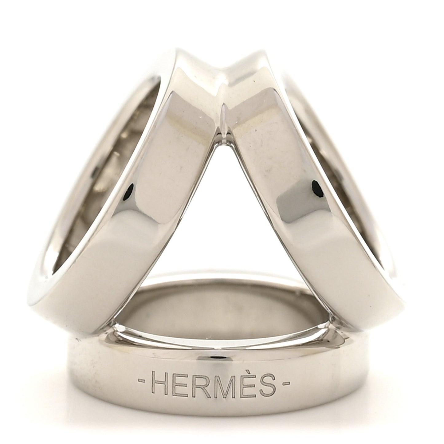 Palladium Trio Mini Scarf Ring