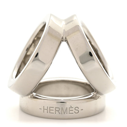 Hermes Palladium Trio Mini Scarf Ring 1 of 5