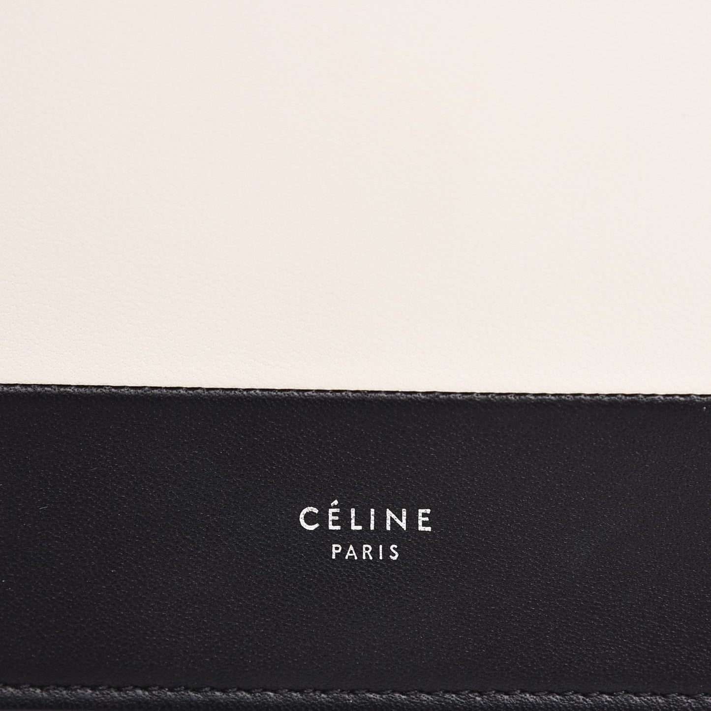 Smooth Lambskin Frame Evening Chain Clutch Black White