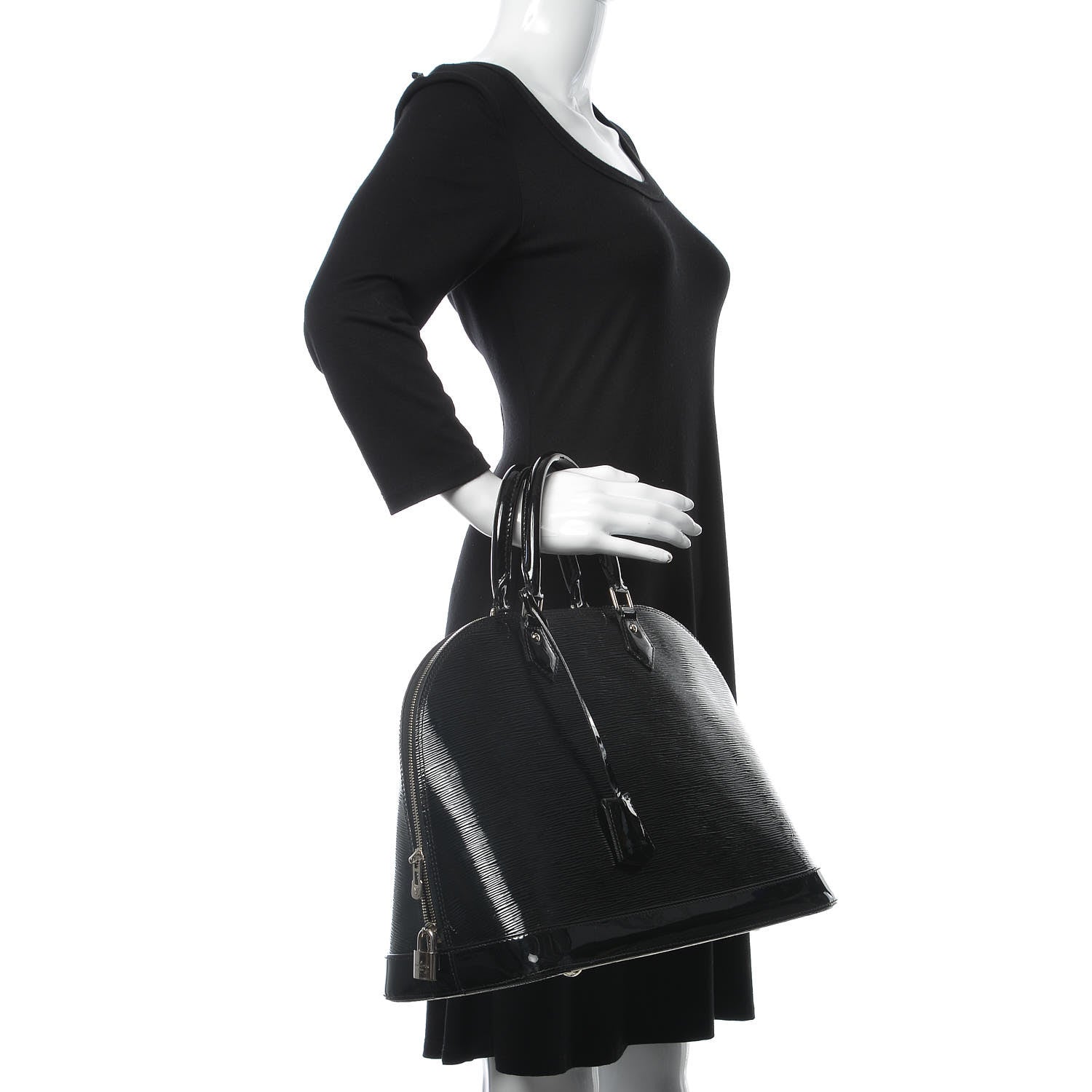 Louis Vuitton Electric Epi Alma GM Black 2 of 8
